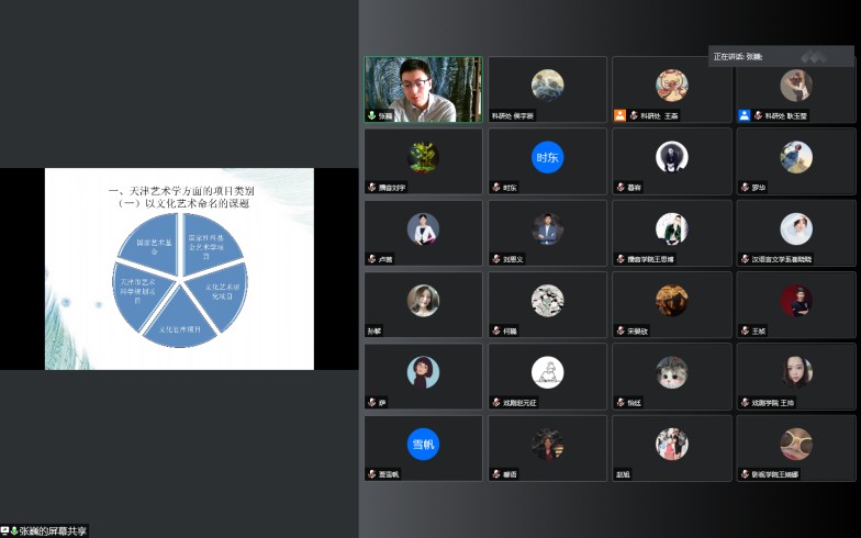 【名师讲堂】天津艺术研究所项目管理部张巍主任做客天传大讲堂